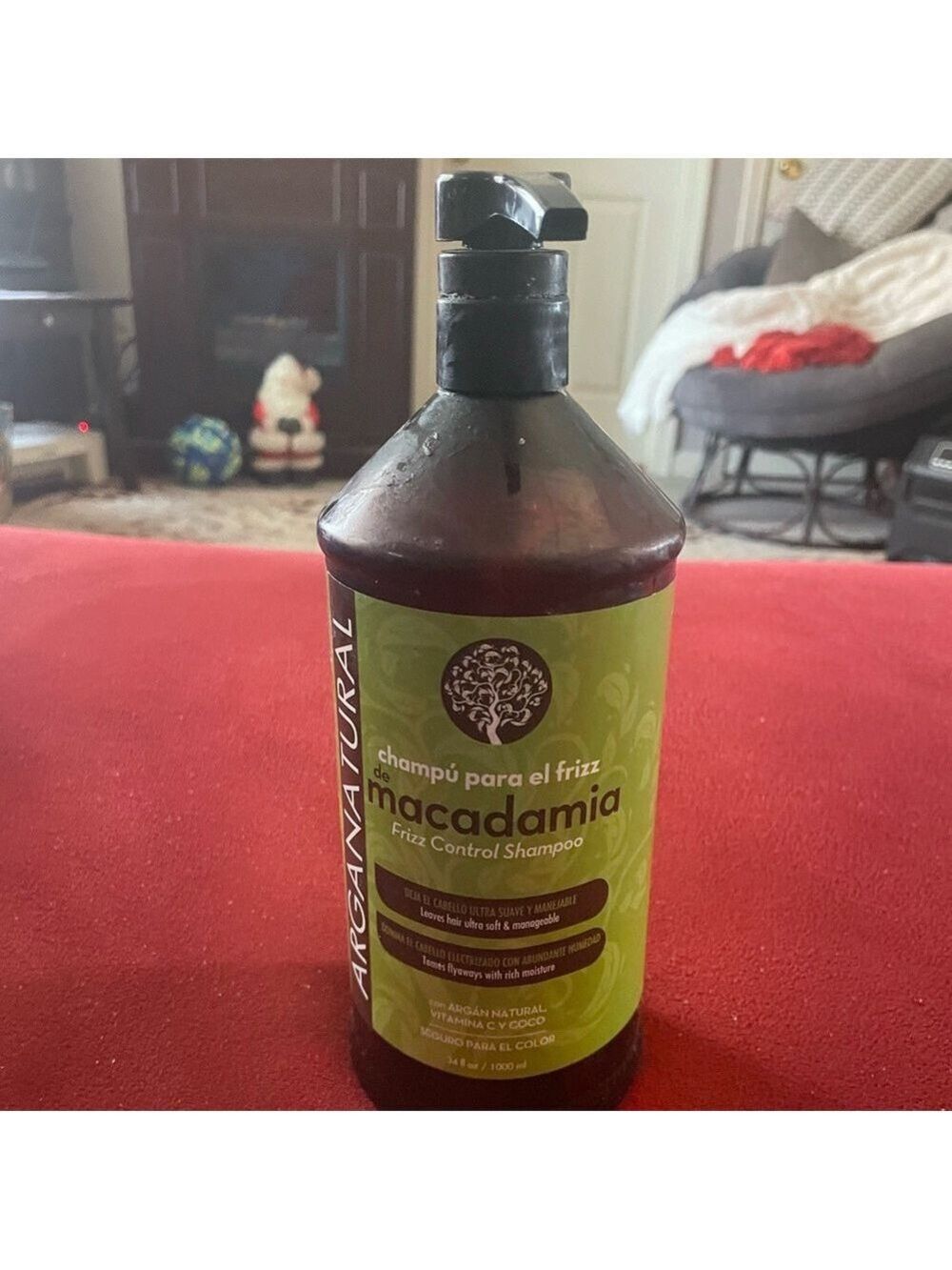 Arganatural De Macadamia Frizz Control 34 Oz